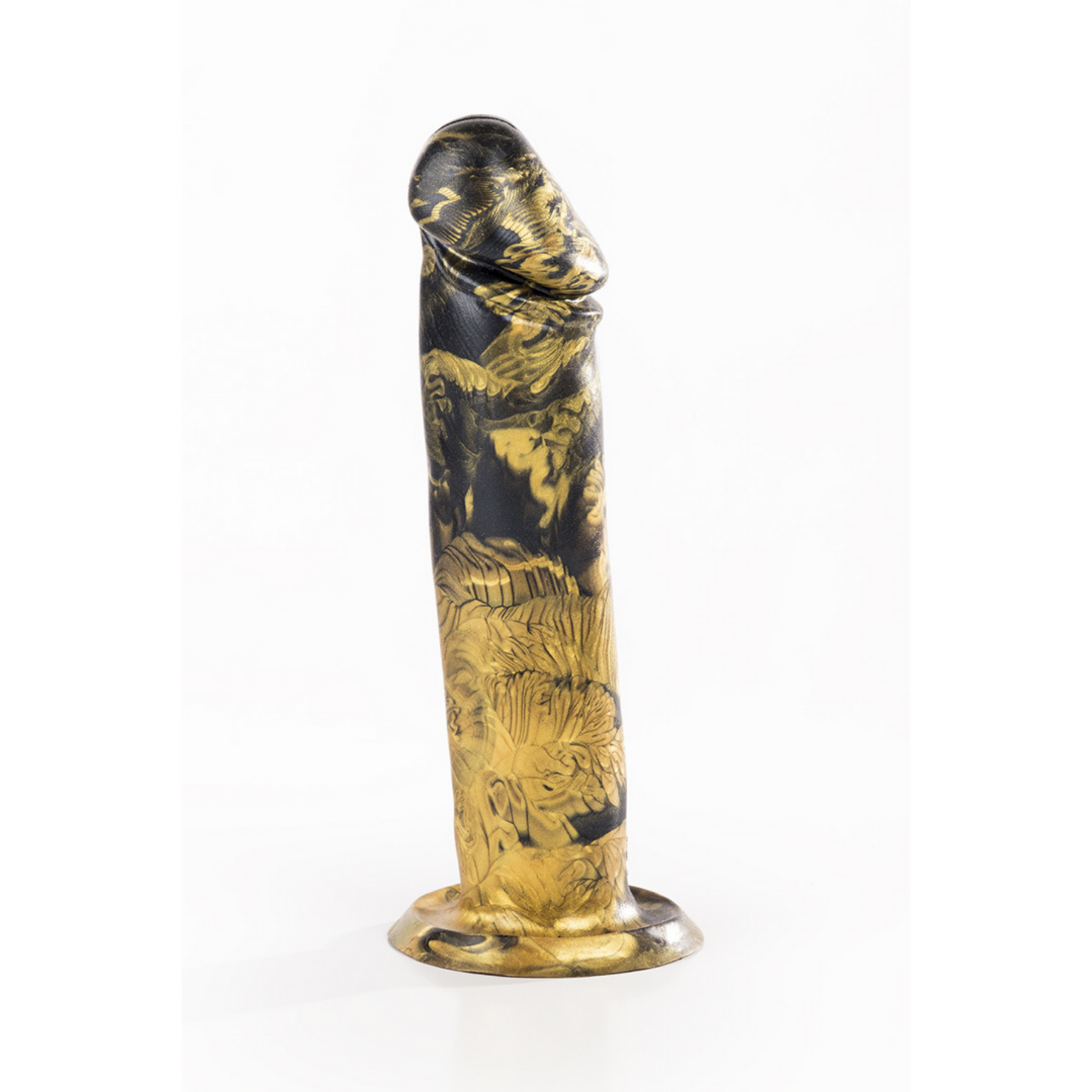 Gode Adam Noir et Or - Godemiche Silicone