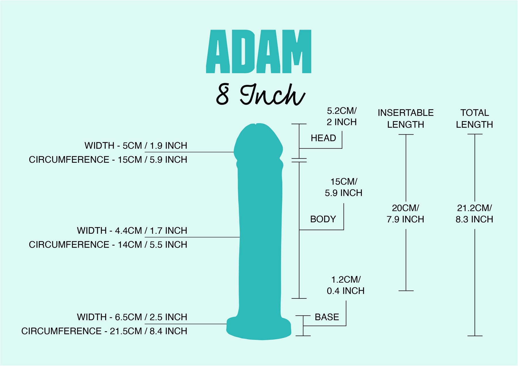 Gode Adam Fabulous Devil - Godemiche Silicone