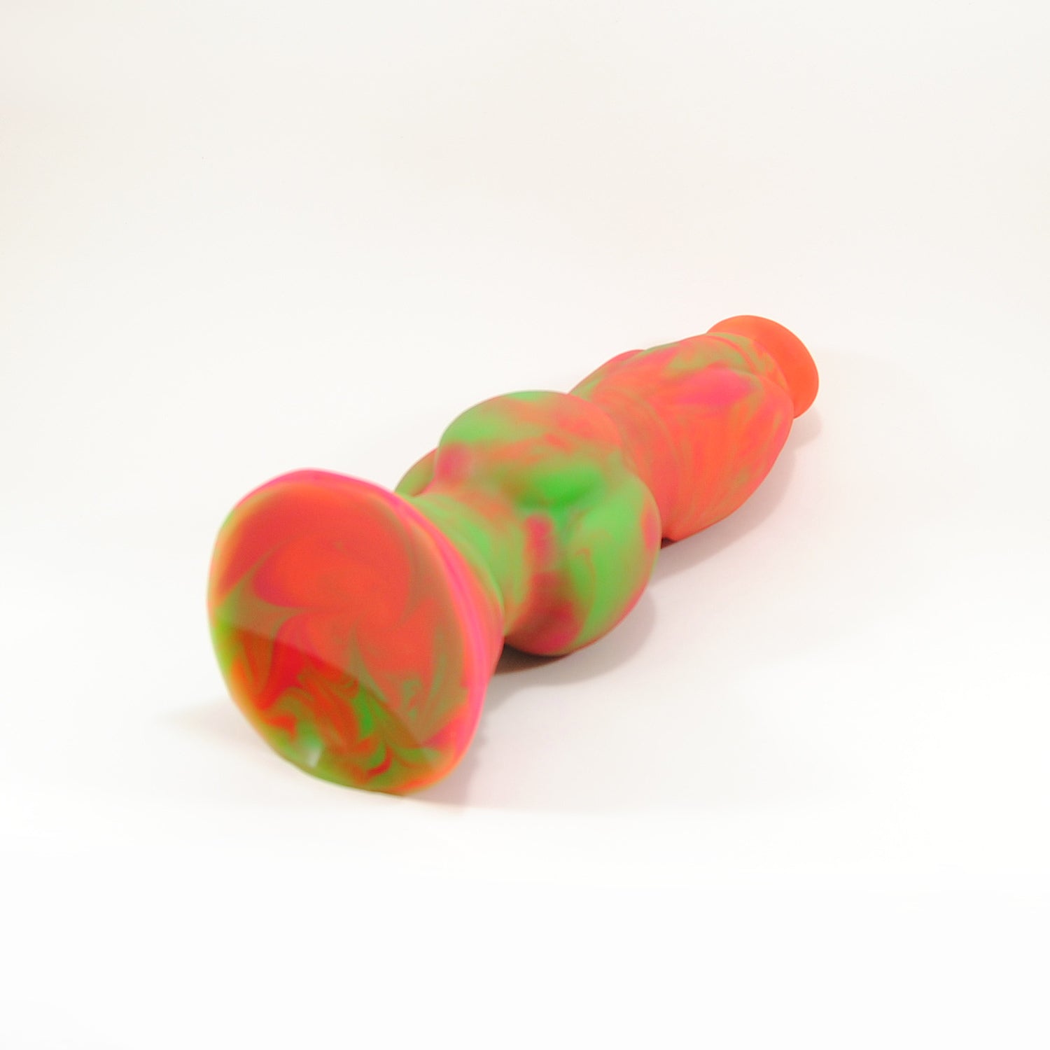 Gode Mundir - Le loup fantastique orange et vert UV - 3XL