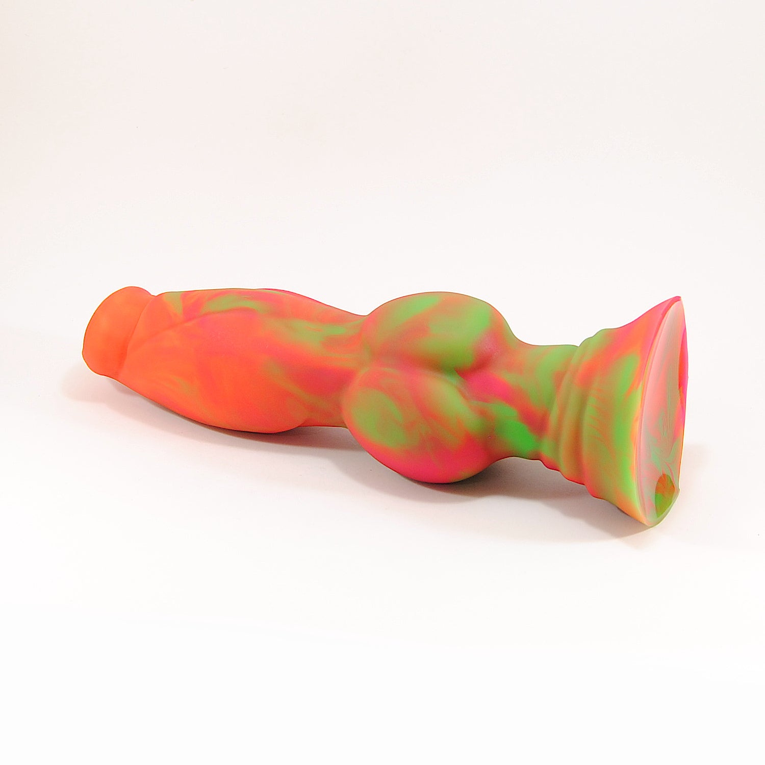 Gode Mundir - Le loup fantastique orange et vert UV - 3XL