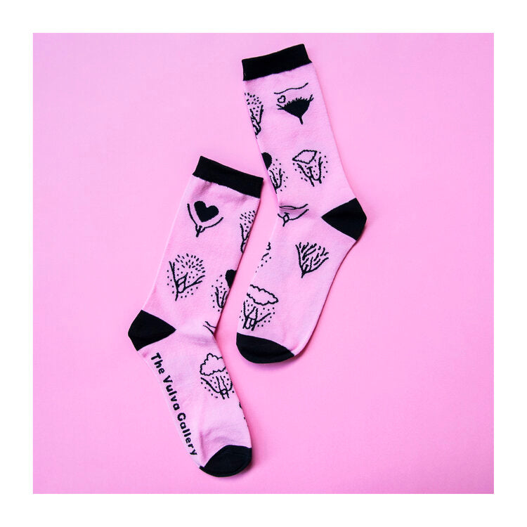 Chaussettes Vulva diversity pink