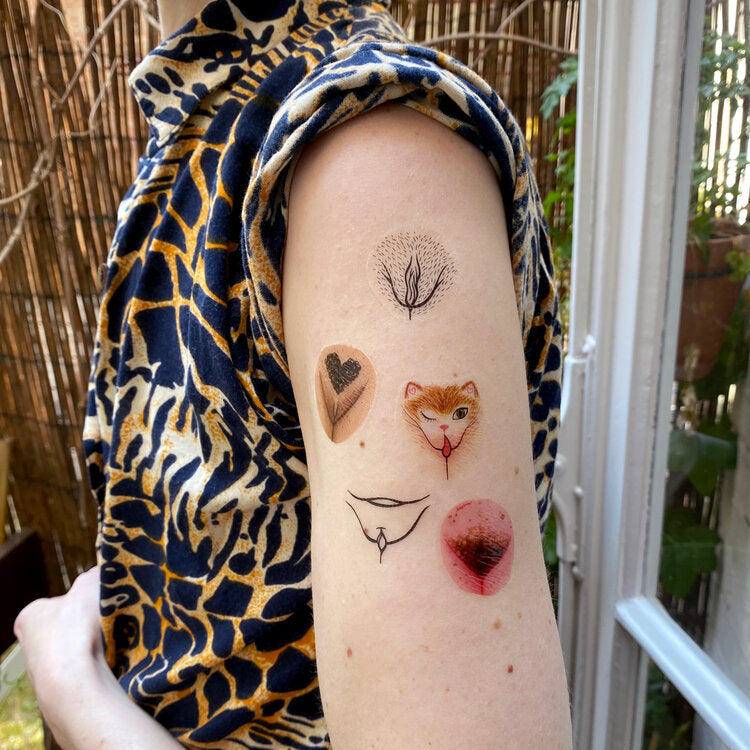 Tatouages temporaires Vulva Diversity