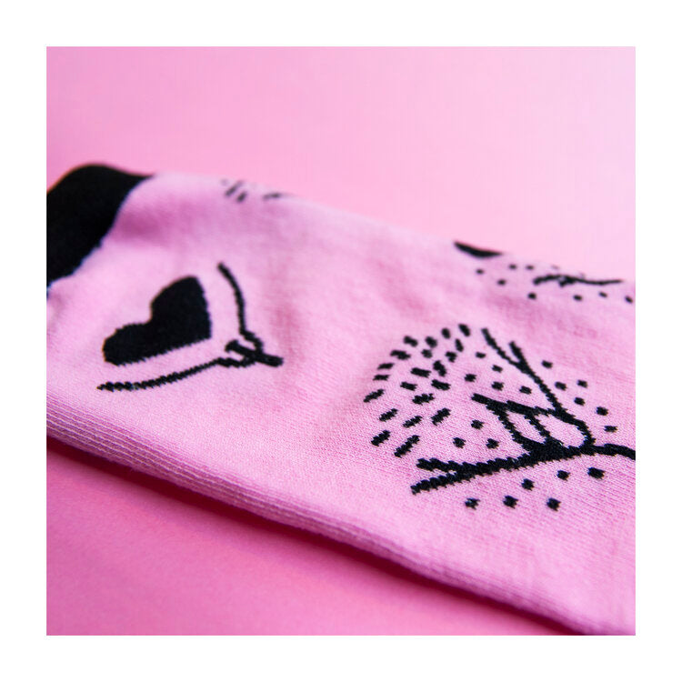 Chaussettes Vulva diversity pink