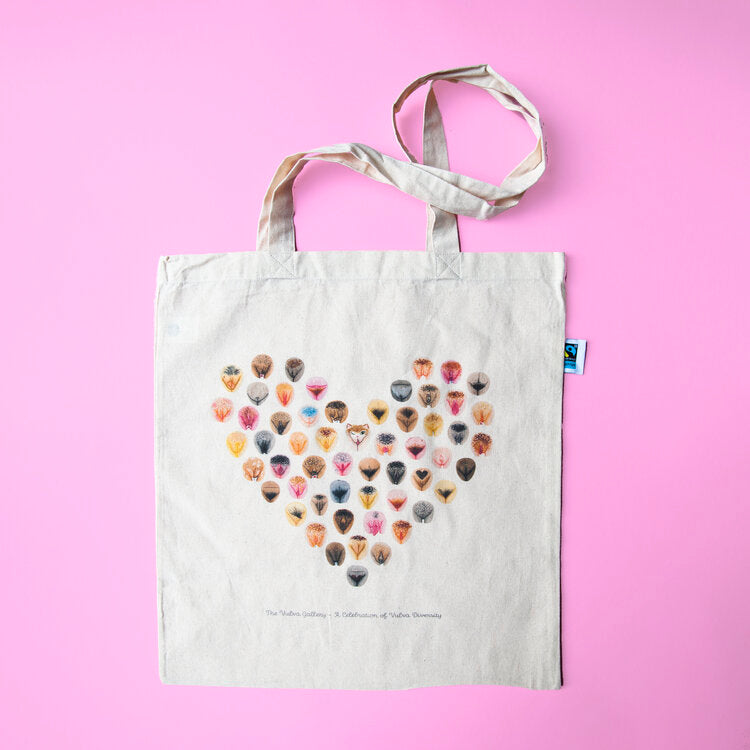 Tote Bag Vulva Heart