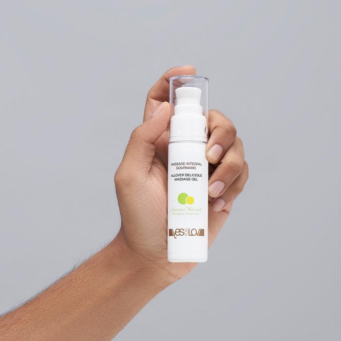 Gel de massage intégral et gourmand thé vert/ananas - Yes For Lov