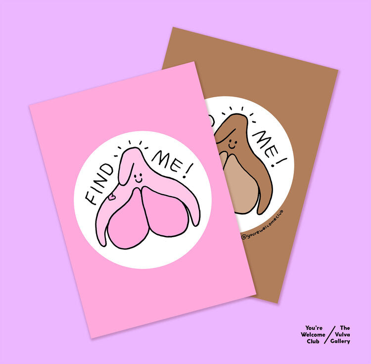 Cartes postales Find me! Clitoris