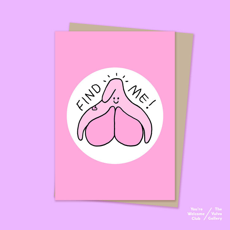 Cartes postales Find me! Clitoris