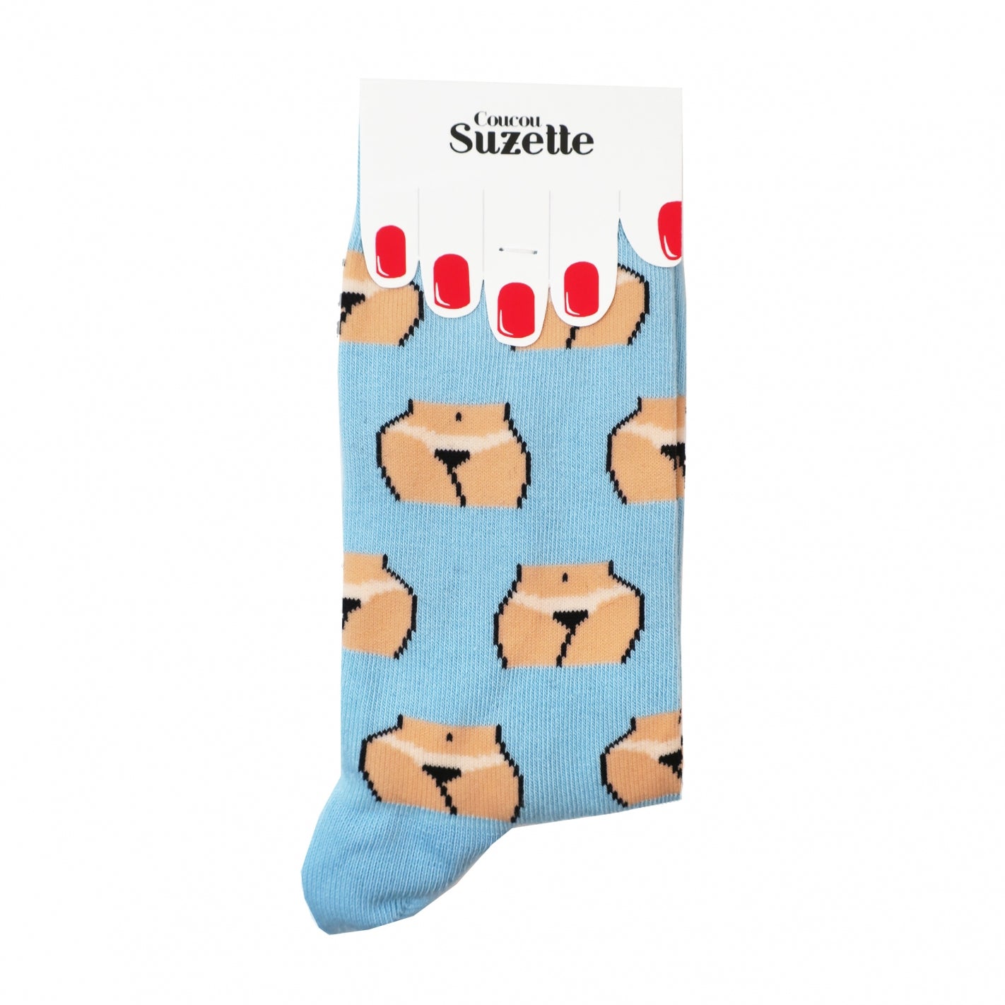 Chaussettes Coucou Suzette Vulve - Blanches