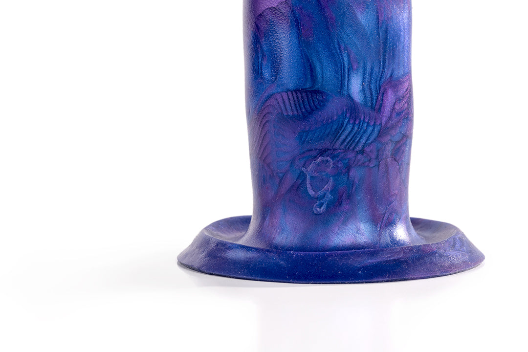 Gode Adam Bleu Violet - Godemiche Silicone