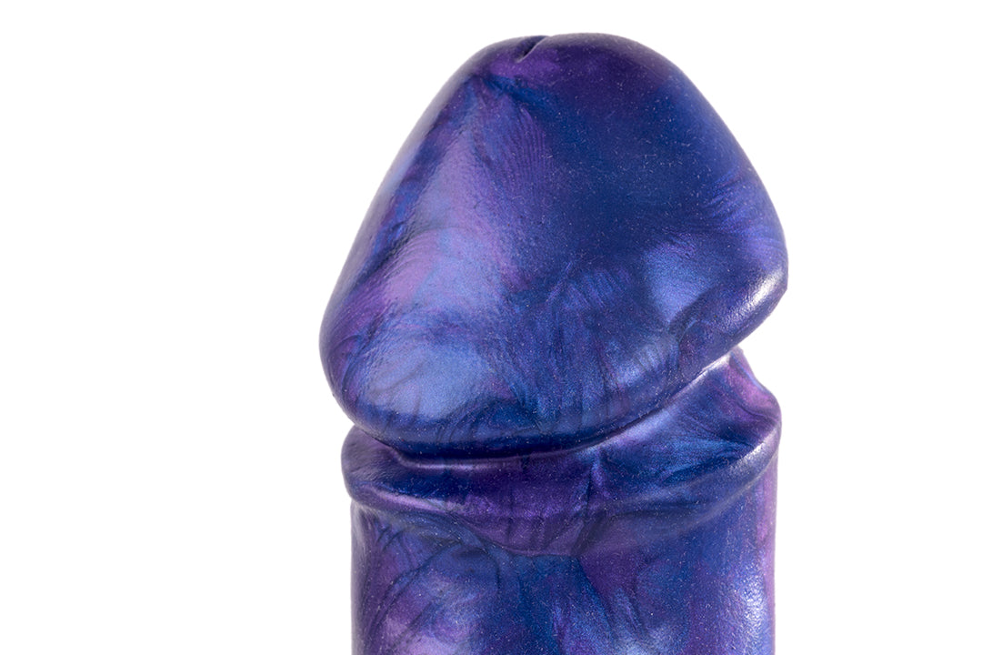 Gode Adam Bleu Violet - Godemiche Silicone