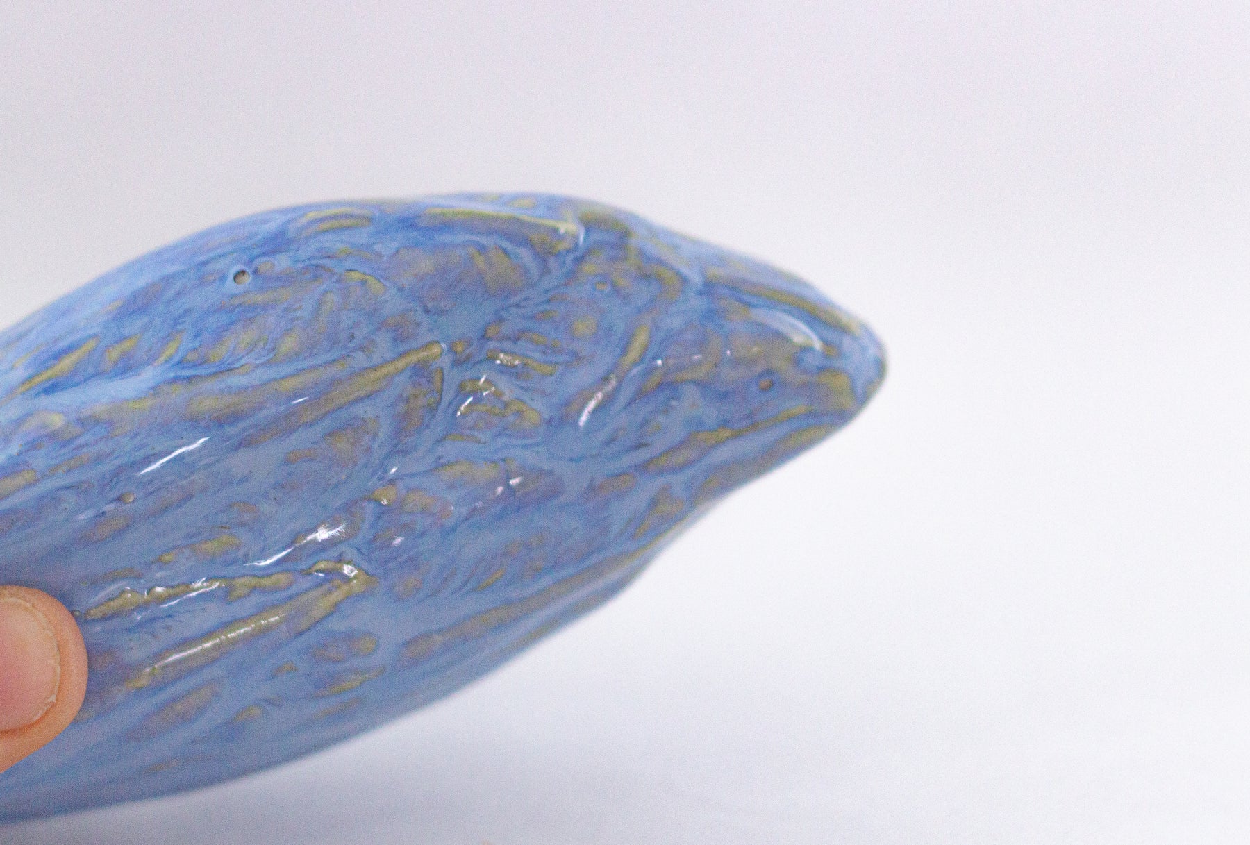 Gode en céramique - L'endive bleu lavande de La Mère Michet