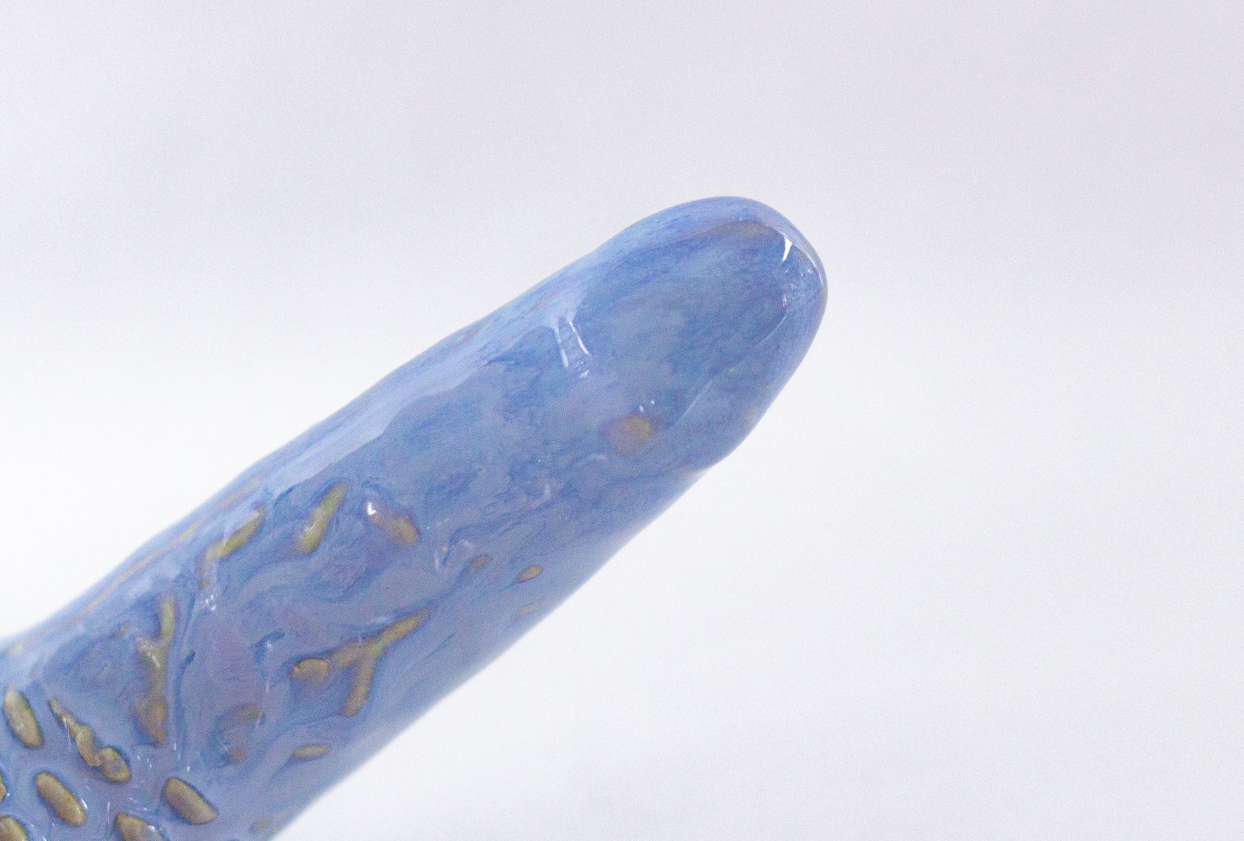 Gode en céramique - Le réaliste bleu lavande de La Mère Michet