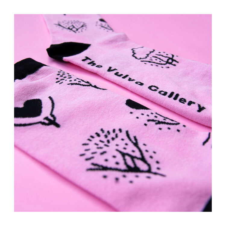 Chaussettes Vulva diversity pink