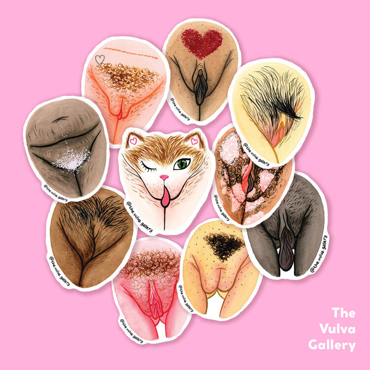 Sticker Set Vulva Diversity