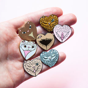 Vulva Diversity Pin Set