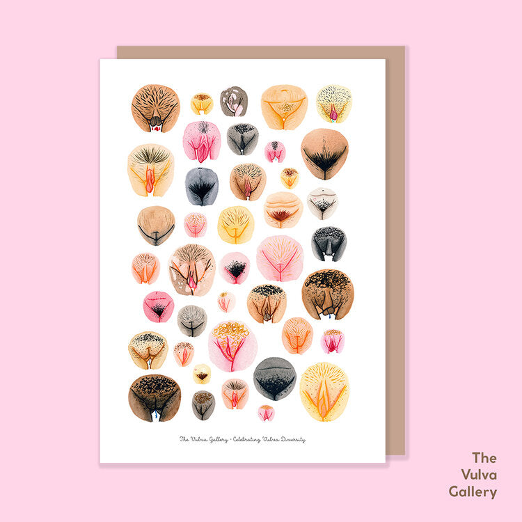 Carte postale Vulva Variety