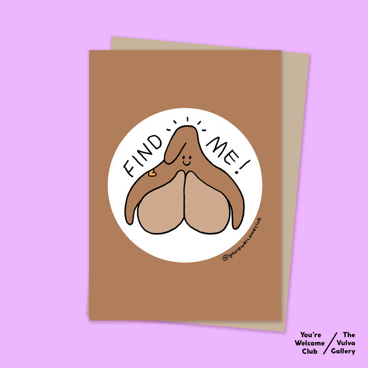 Cartes postales Find me! Clitoris