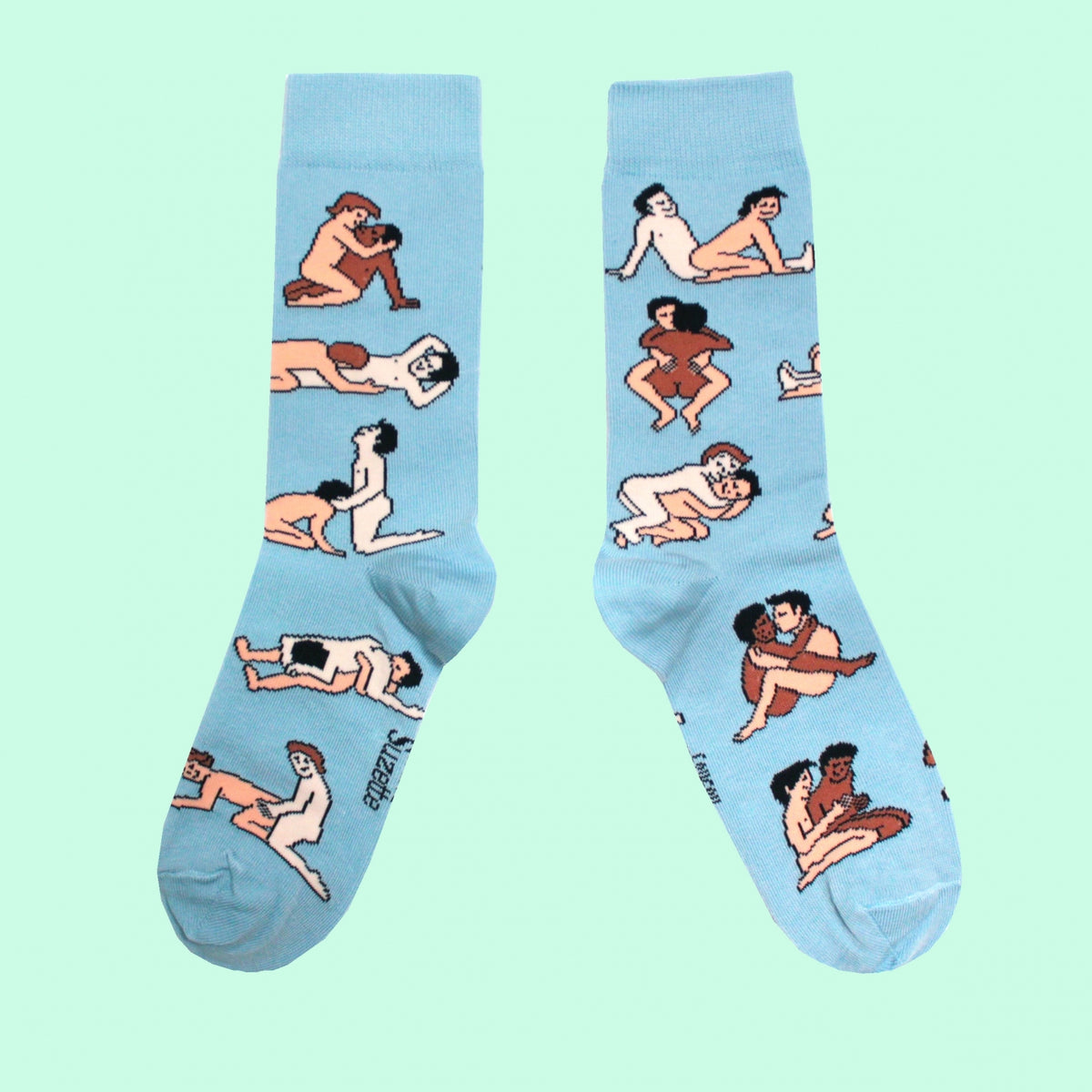 Chaussettes Coucou Suzette - kamasutra entre mecs