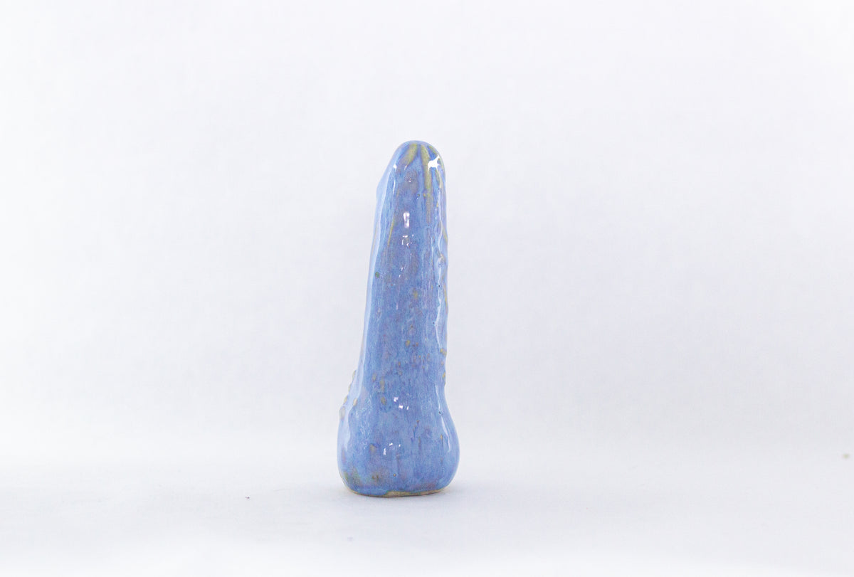 Gode en céramique - Le réaliste bleu lavande de La Mère Michet